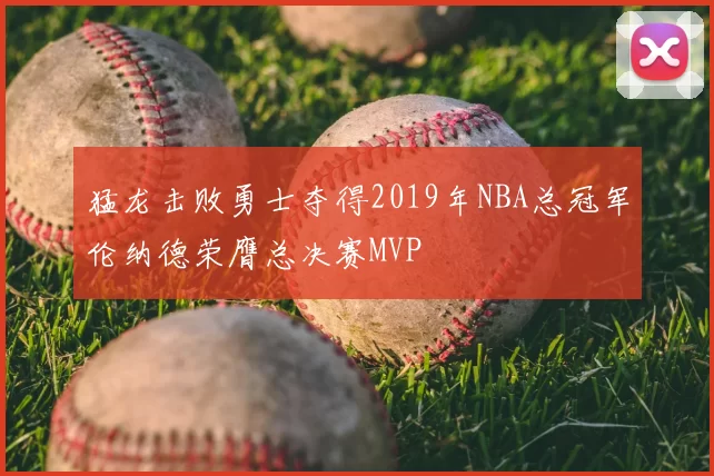 猛龙击败勇士夺得2019年NBA总冠军伦纳德荣膺总决赛MVP